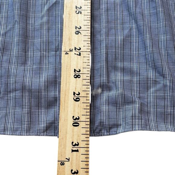 Brooks Brothers 1818 Blue Plaid Spread Collar No Iron Button Down Shirt Large - Picture 5 of 8